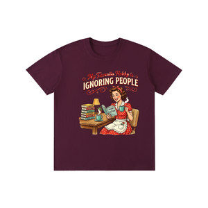 Myfavoritehobbyisignoringpeople,funny,retro,1950s,sarcastic,tee,tshirt