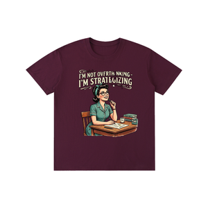 Imnotoverthinking,imstrategizing,funny,sarcastic,retro,1950s,tee,tshirt