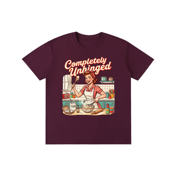 Completelyunhinged,tee,tshirt,1950s,retro,funny,sarcastic