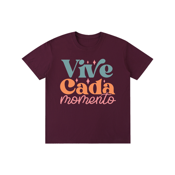 Vivecadamomento,latino,latina,tee,tshirt,quotes