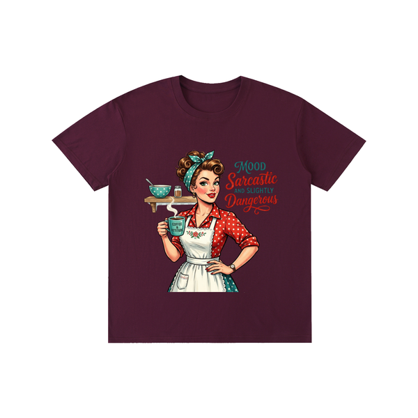 Moodsarcastic,mood,sarcastic,funny,retro,1950s,tee,tshirt