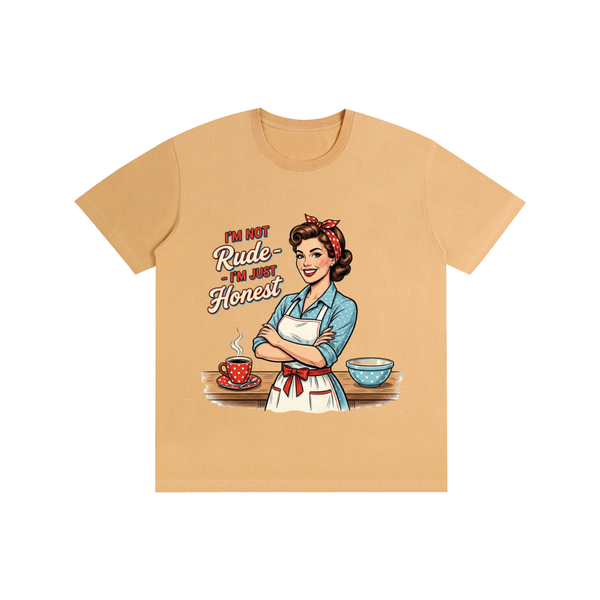 Imnotrudeimjusthonest,retro,1950s,funny,sarcastic,tee,tshirt