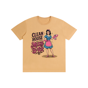 Cleanhouse,messyb,Retro,1950s,funny,sarcastic,tee,tshirt