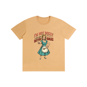 Imnotbossyijusthabebetterideas,sarcastic,funny,retro,1950s,tee,tshirts