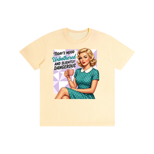 Todaysmood,retro,1950s,funny,sarcastic,Tee,tshirt