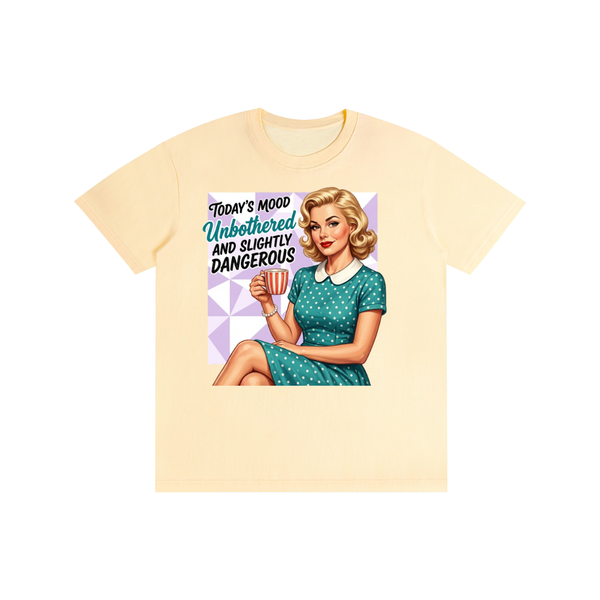 Todaysmood,retro,1950s,funny,sarcastic,Tee,tshirt