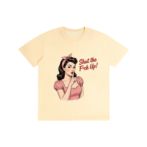 Retro,1950s,shutthefup,sarcastic,funny,tee,tshirt