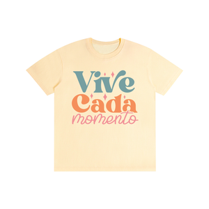 Vivecadamomento,latino,latina,tee,tshirt,quotes