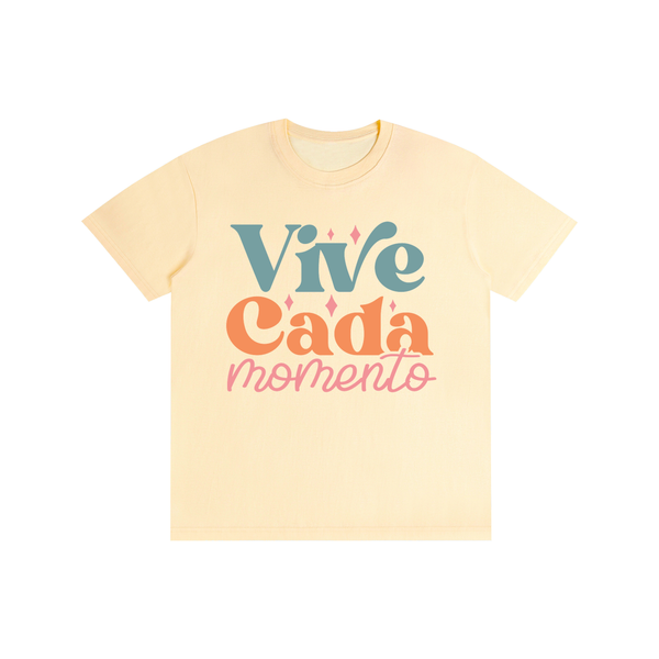 Vivecadamomento,latino,latina,tee,tshirt,quotes