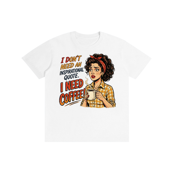 Ineedcoffee,coffeeaddict,retro,1950s,Funny,sarcastic,tee,tshirt