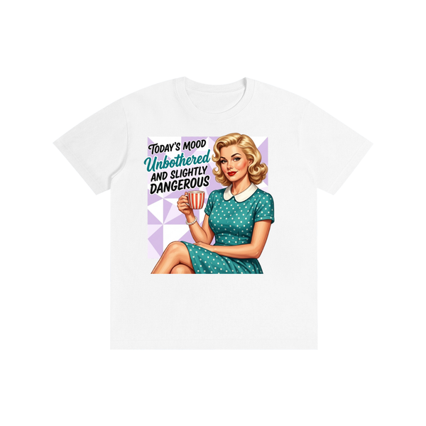 Todaysmood,retro,1950s,funny,sarcastic,Tee,tshirt
