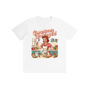 Completelyunhinged,tee,tshirt,1950s,retro,funny,sarcastic