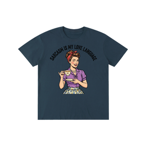 Sarcasmismylovelanguage,lovelanguage,funny,sarcastic,retro,1950s,tee,tshirt