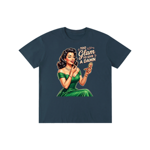 Tooglamtogiveadamn,retro,1950s,funny,sarcastic,tee,tshirt
