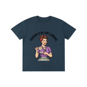 Sarcasmismylovelanguage,sarcastic,funny,retro,1950s,tee,tshirt