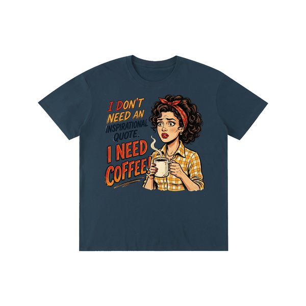 Ineedcoffee,coffeeaddict,retro,1950s,Funny,sarcastic,tee,tshirt