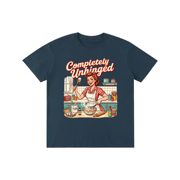 Completelyunhinged,tee,tshirt,1950s,retro,funny,sarcastic