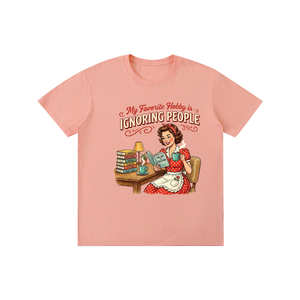 Myfavoritehobbyisignoringpeople,funny,retro,1950s,sarcastic,tee,tshirt
