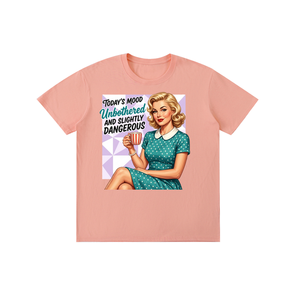 Todaysmood,retro,1950s,funny,sarcastic,Tee,tshirt