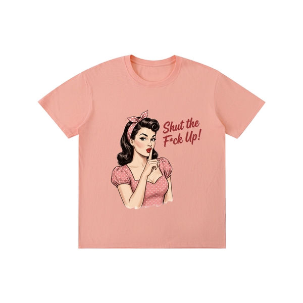 Retro,1950s,shutthefup,sarcastic,funny,tee,tshirt