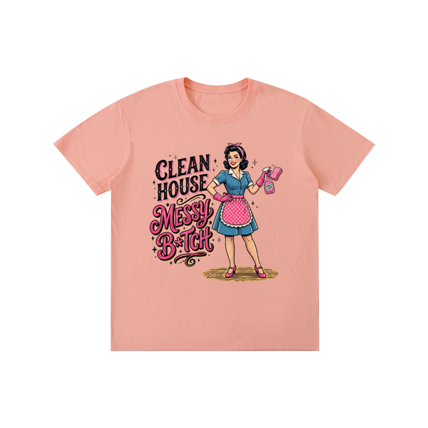 Cleanhouse,messyb,Retro,1950s,funny,sarcastic,tee,tshirt