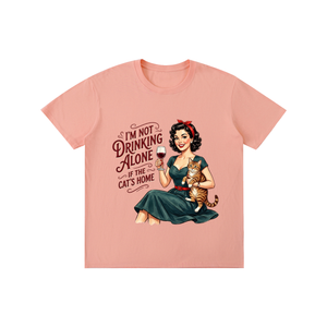 Imnotdrinkingalone,funny,sarcastic,retro,1950s,tee,tshirt