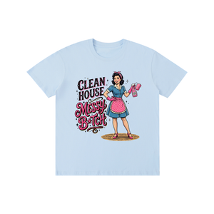 Cleanhouse,messyb,Retro,1950s,funny,sarcastic,tee,tshirt