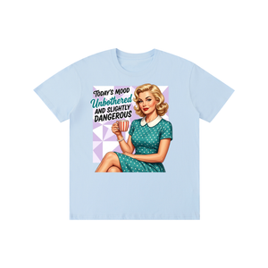 Todaysmood,retro,1950s,funny,sarcastic,Tee,tshirt