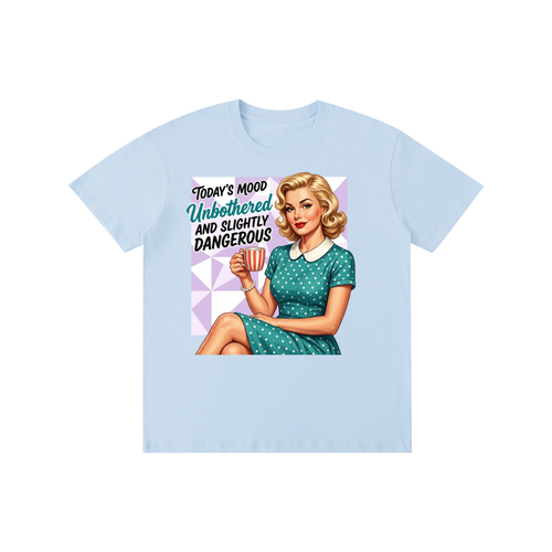 Todaysmood,retro,1950s,funny,sarcastic,Tee,tshirt