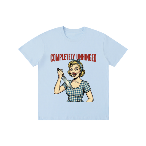 Completelyunhinged,retro,1950s,Funny,sarcastic,tee,tshirt