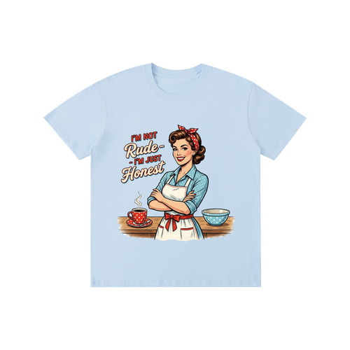 Imnotrudeimjusthonest,retro,1950s,funny,sarcastic,tee,tshirt