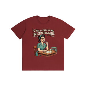 Imnotoverthinking,imstrategizing,funny,sarcastic,retro,1950s,tee,tshirt