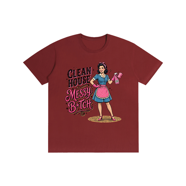 Cleanhouse,messyb,Retro,1950s,funny,sarcastic,tee,tshirt