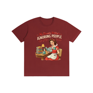 Myfavoritehobbyisignoringpeople,funny,retro,1950s,sarcastic,tee,tshirt