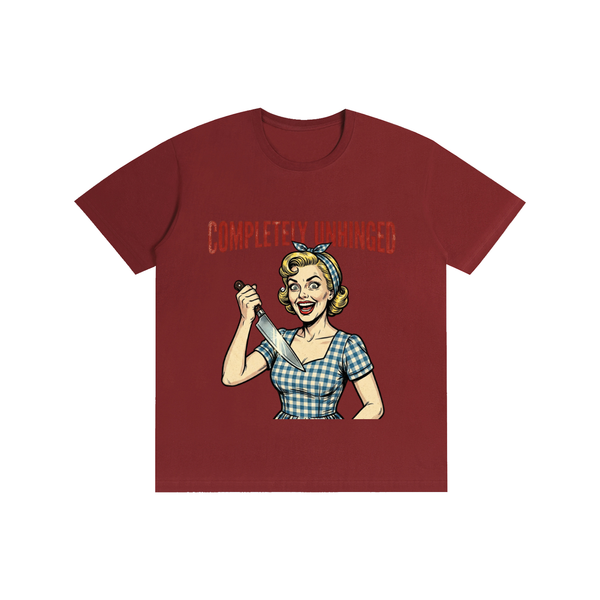 Completelyunhinged,retro,1950s,Funny,sarcastic,tee,tshirt