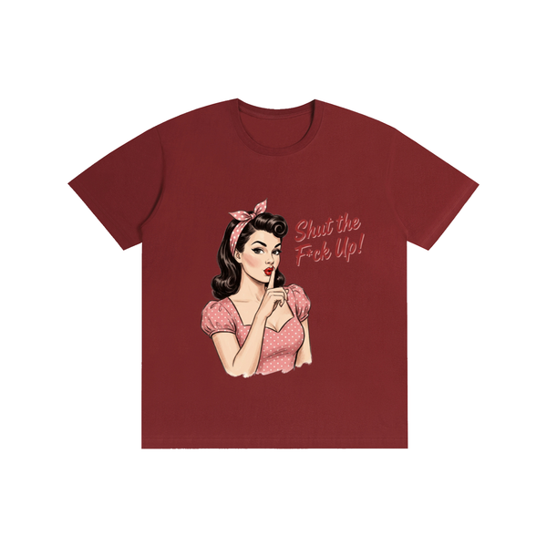 Retro,1950s,shutthefup,sarcastic,funny,tee,tshirt