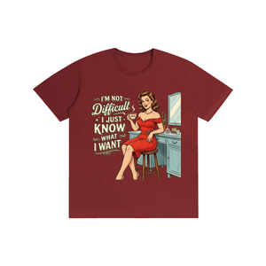 Imnotdifficult,ijustknowwhatiwant,retro,1950s,funny,sarcastic,tee,tshirt