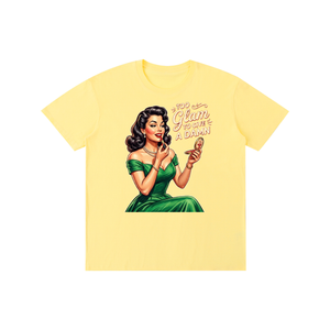 Tooglamtogiveadamn,retro,1950s,funny,sarcastic,tee,tshirt