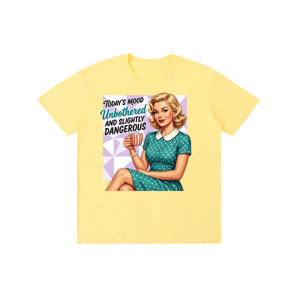Todaysmood,retro,1950s,funny,sarcastic,Tee,tshirt
