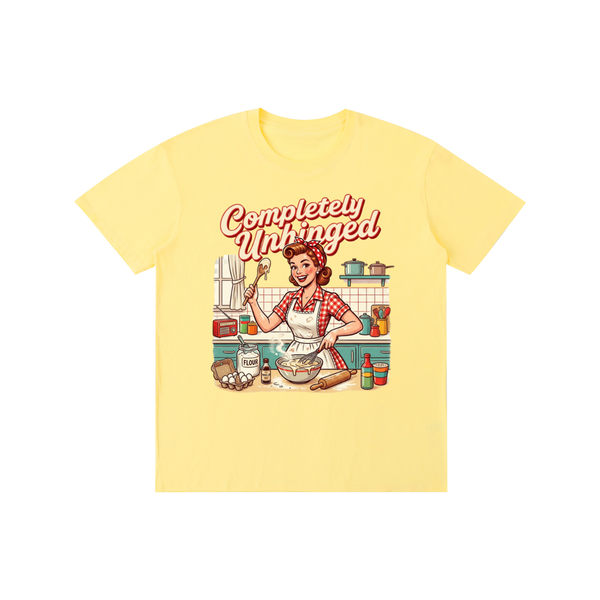 Completelyunhinged,tee,tshirt,1950s,retro,funny,sarcastic