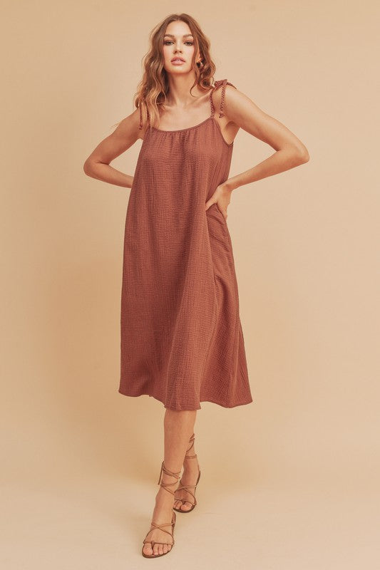 Pyper Dress TERRACOTTA S by Aemi + Co | Fleurcouture