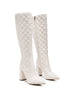 Quilt Boot White 5 by Rag Company | Fleurcouture