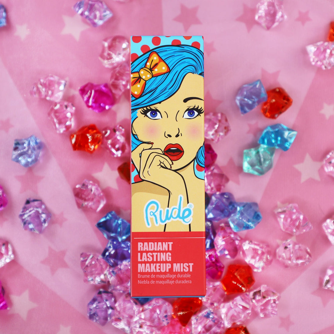 Radiant Lasting Makeup Mist Setting Spray &amp; Powder by Rude Cosmetics | Fleurcouture