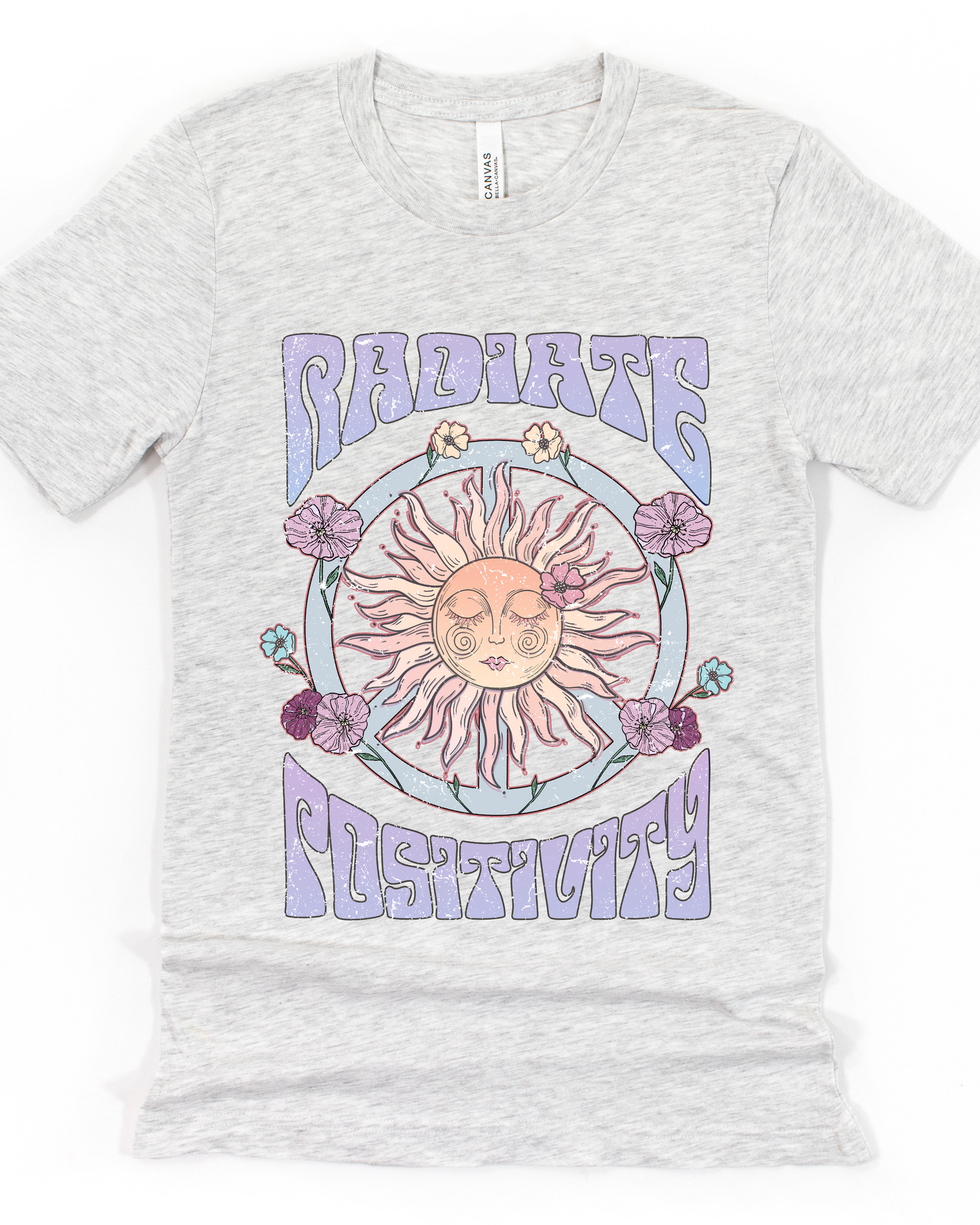 RADIATE POSITIVITY TEE(BELLA CANVAS) by LL | Fleurcouture