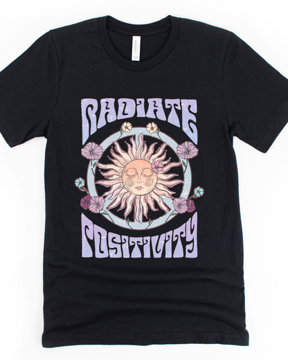 RADIATE POSITIVITY TEE(BELLA CANVAS) by LL | Fleurcouture