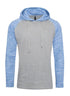 Raglan Long Sleeves Light Weight Hoodie Charcoal/Grey Inject S by Generation XYZ | Fleurcouture
