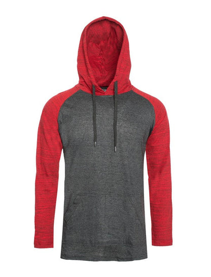 Raglan Long Sleeves Light Weight Hoodie by Generation XYZ | Fleurcouture