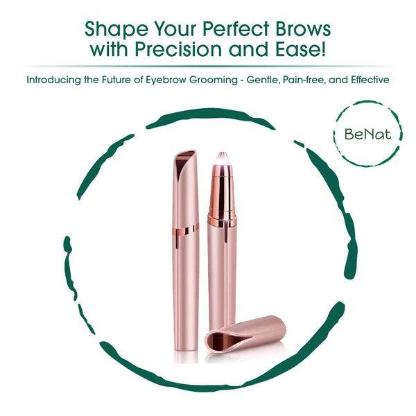 Rechargeable Eyebrow Hair Remover As shown One Size by BeNat | Fleurcouture