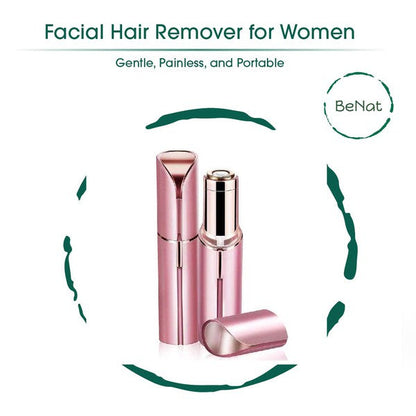 Rechargeable Facial Hair Remover As shown One Size by BeNat | Fleurcouture