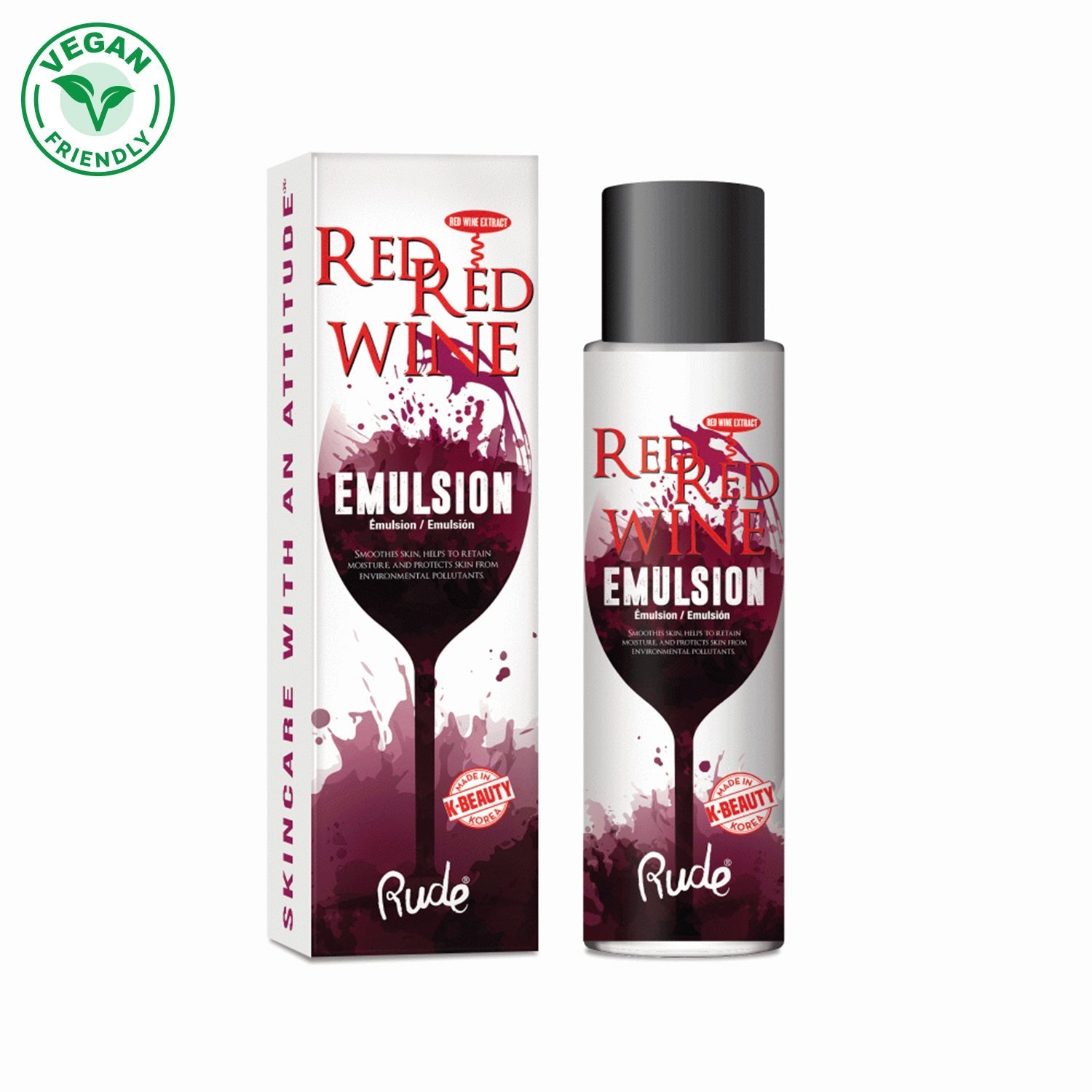 Red Red Wine Emulsion Emulsion by Rude Cosmetics | Fleurcouture